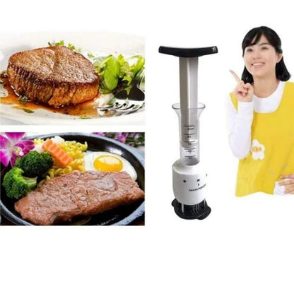 2-In-1 Meat Tenderizer Marinade Injector With Stainless Needle For Bbq Meat Steak Beef